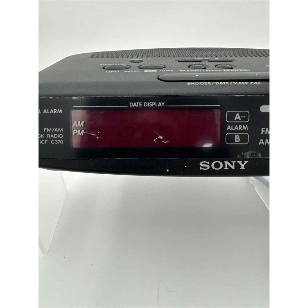 Sony Dream Machine ICF-C370 Alarm Clock-AM/FM‎ Tested Working